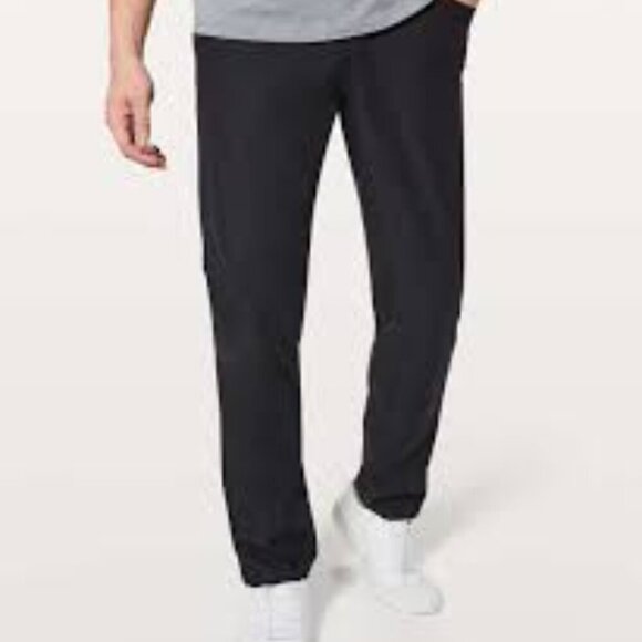 Lululemon ABC Pant Classic Men's Black Pants Size 32 - Picture 1 of 9